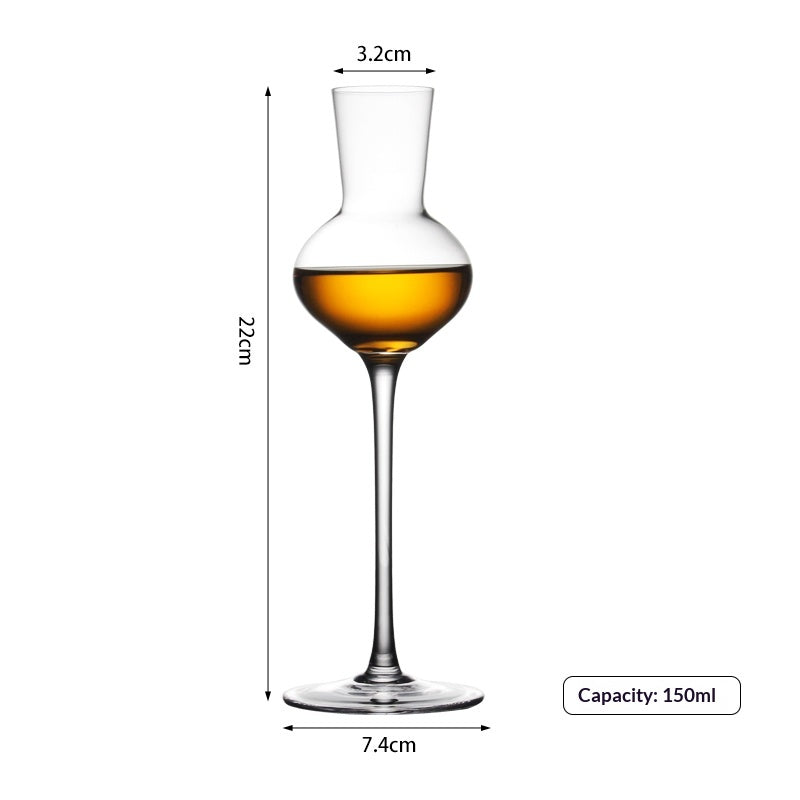 Kristallglas-ISO-Becher für direktes Trinken und zur Aromaprobe