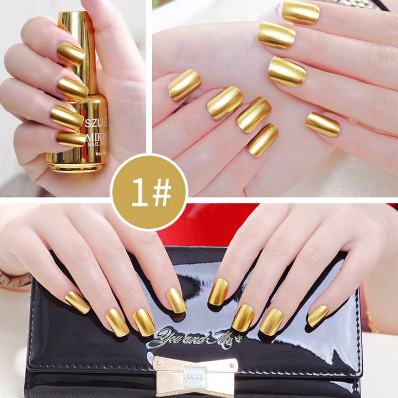 Mirror Silver Nail Polish