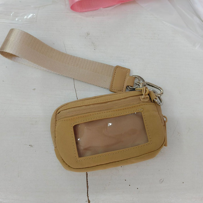 Simple Style Waterproof Nylon Small Wallet Multifunctional