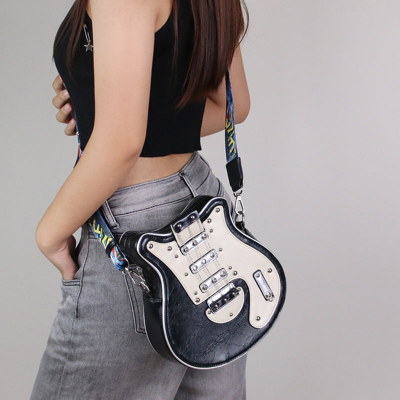 Personalisierte Fashion-Umhängetasche im Gitarren-Design für Damen