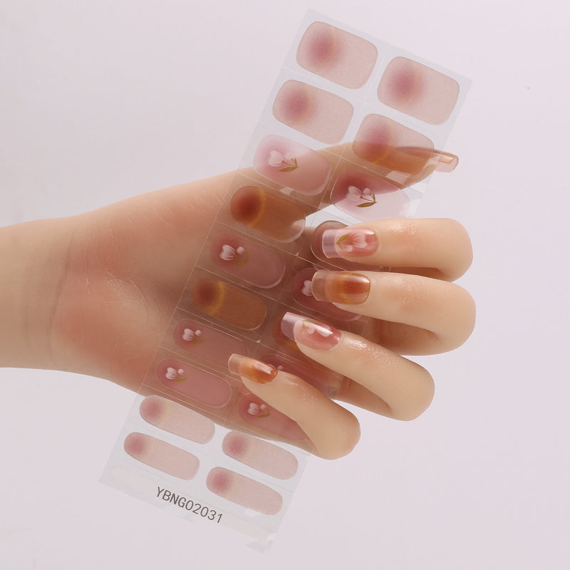 Nail Stickers Semi-cured Heating Lamp Nail Sticker