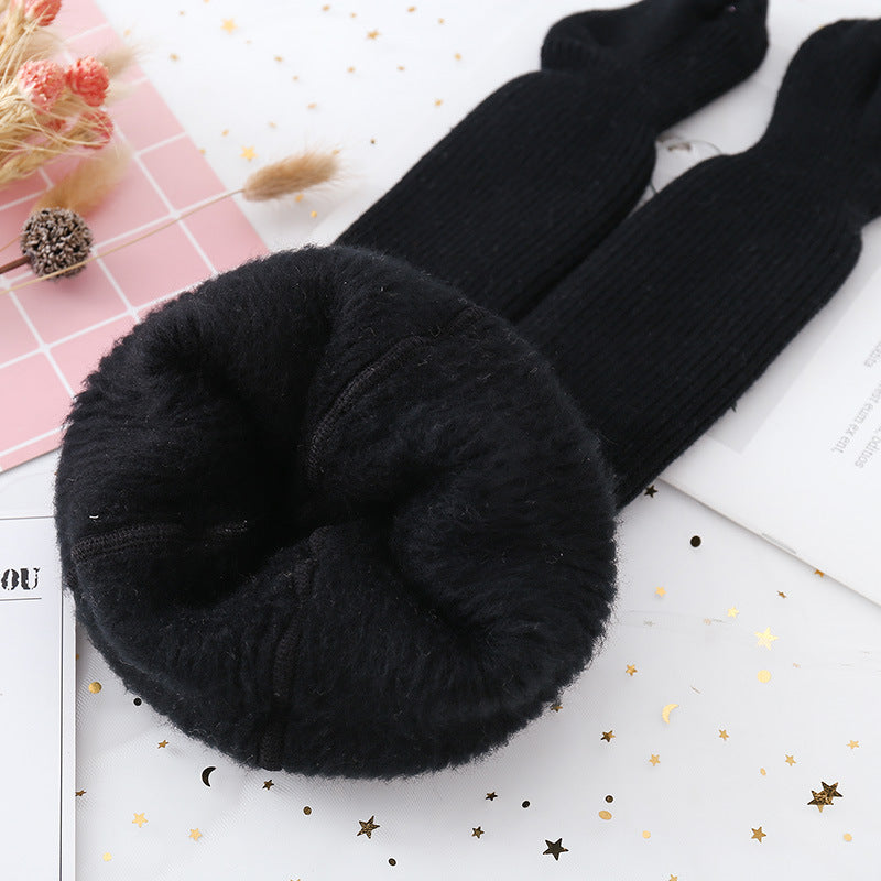 Adicionar collants com forro polar e leggings grossas de outono e inverno para rapaz e rapariga