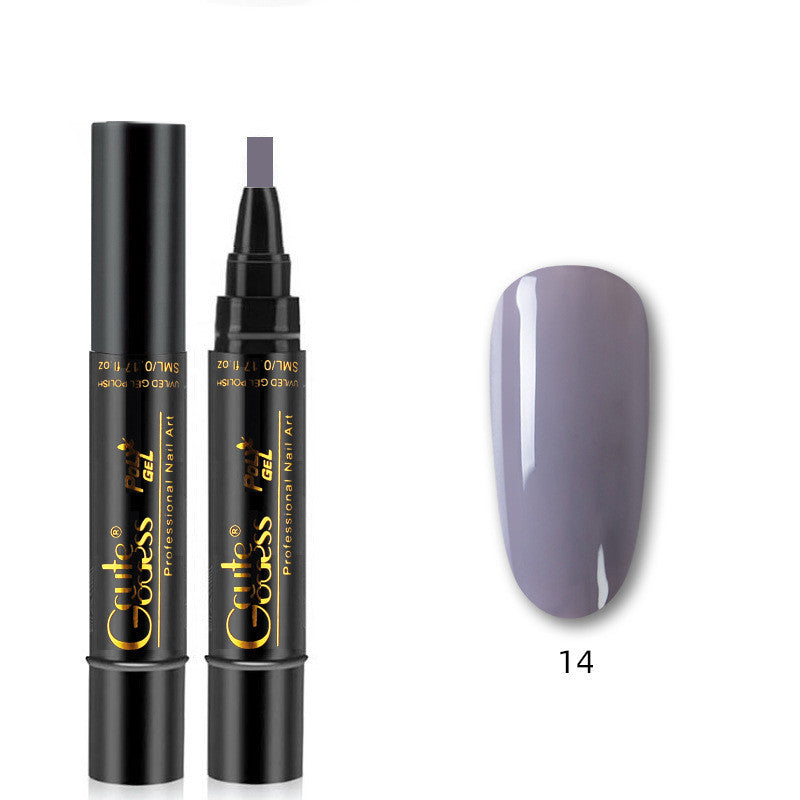 Caneta de Cola para Unhas 3 em 1, Caneta de Cola de Passo Único, Caneta Íman para Unhas de Gel Fotopolimerizáveis, Caneta Íman Forte para Efeito Olho de Gato e Efeito Água, Ferramenta de Manicure DIY
