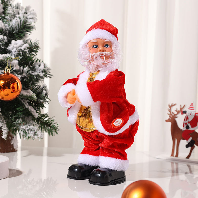 Electric Hip Shaking Play The Guitar With Music Santa Claus Christmas Gift