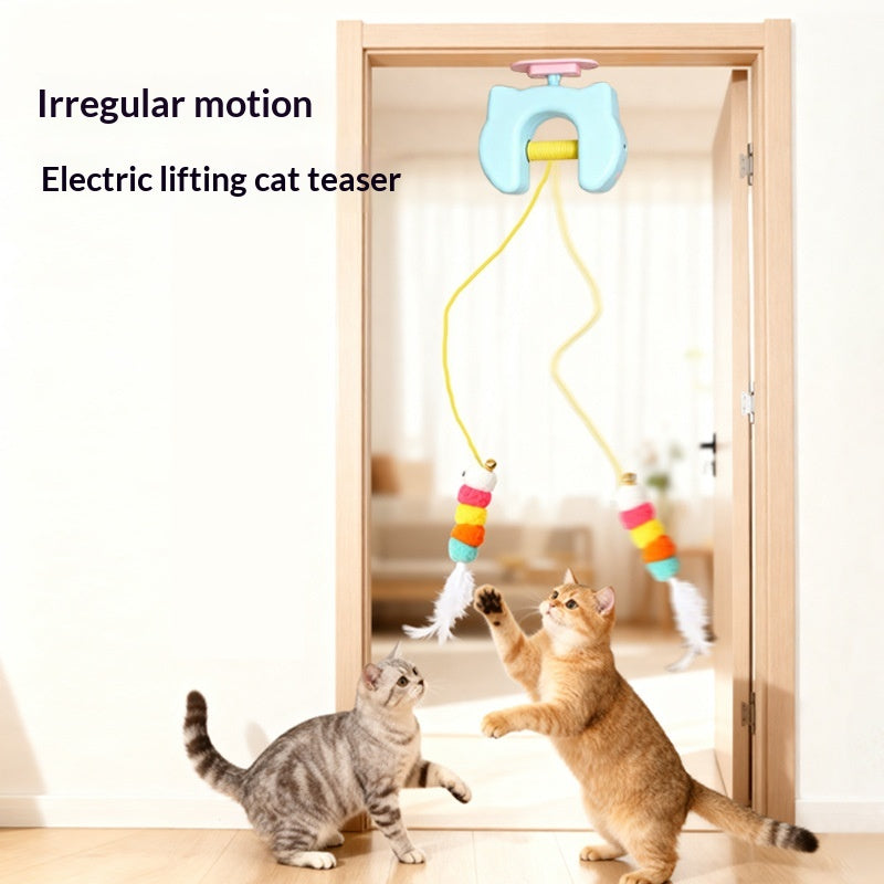 Vara de Brincar Automática para Gatos – Entretenimento e Alívio de Tédio