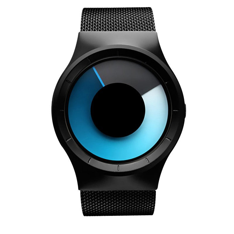 Casual Stainless steel Mesh Band Unisex Watch