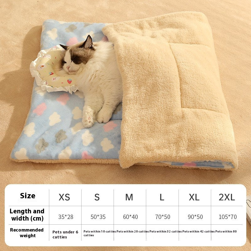 Warm Cat Mat Sleeping Blanket Stepping On Milk Cushion