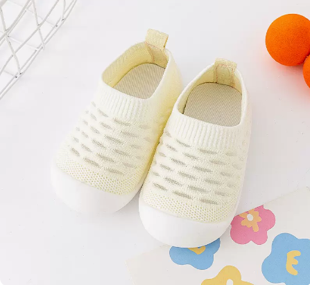 Sapatos de Caminhada com Sola Macia e Antiderrapante para Bebé (Primavera/Outono)