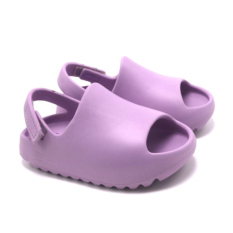 Sommerliche Hausschuhe und Sandalen mit Plateau für Jungen und Mädchen