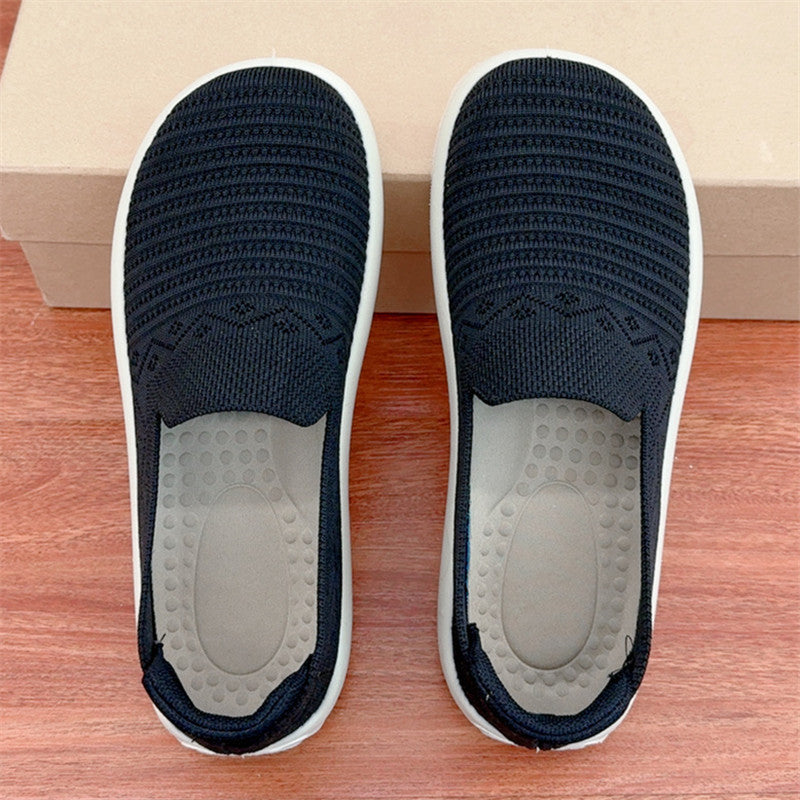 Spring Old Beijing Cloth Shoes Women Breathable Flat