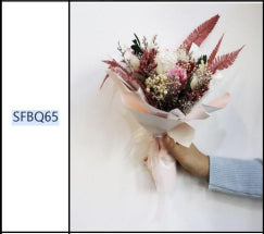 Plant Dried Flowers And Reed Decoration