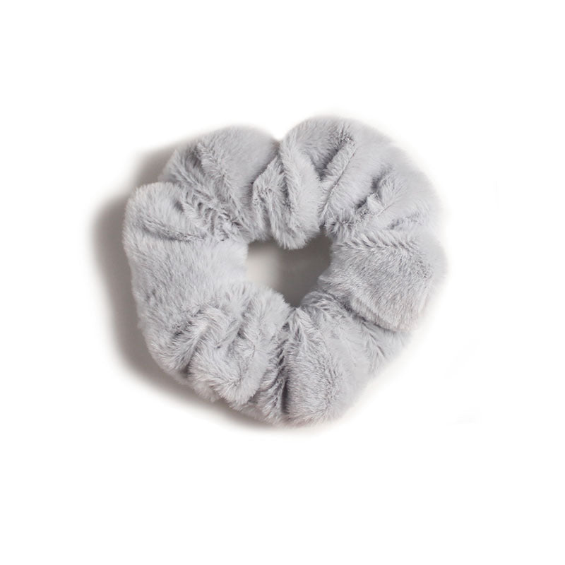 Elástico de cabelo tipo "scrunchie" grande e fofo estilo feminino