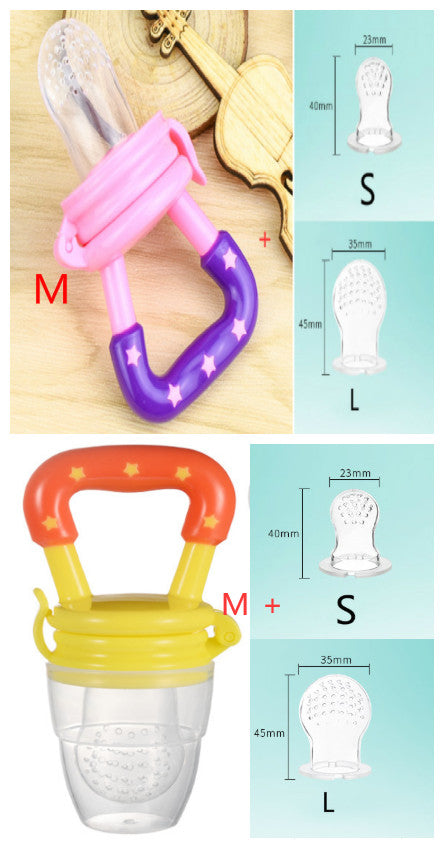 Chupeta de Silicone para Bebé, Encapsulada para Acalmar, Utensílio de Alimentação Complementar
