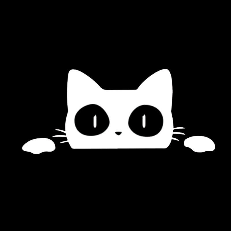 Foreign Trade Car Sticker Voyeur Cat