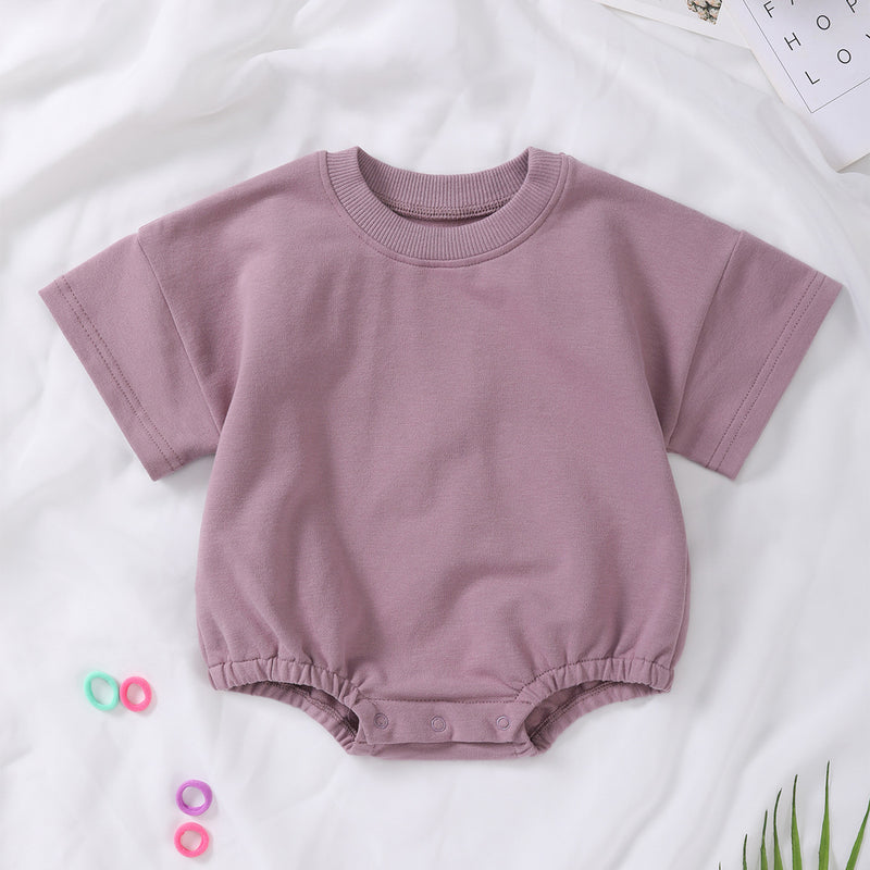 Short-sleeve Organic Cotton Romper