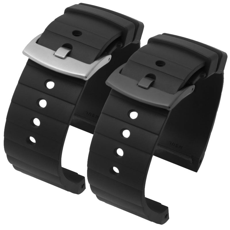 Suitable For Cardia Santos Sandus Rubber Watch Strap