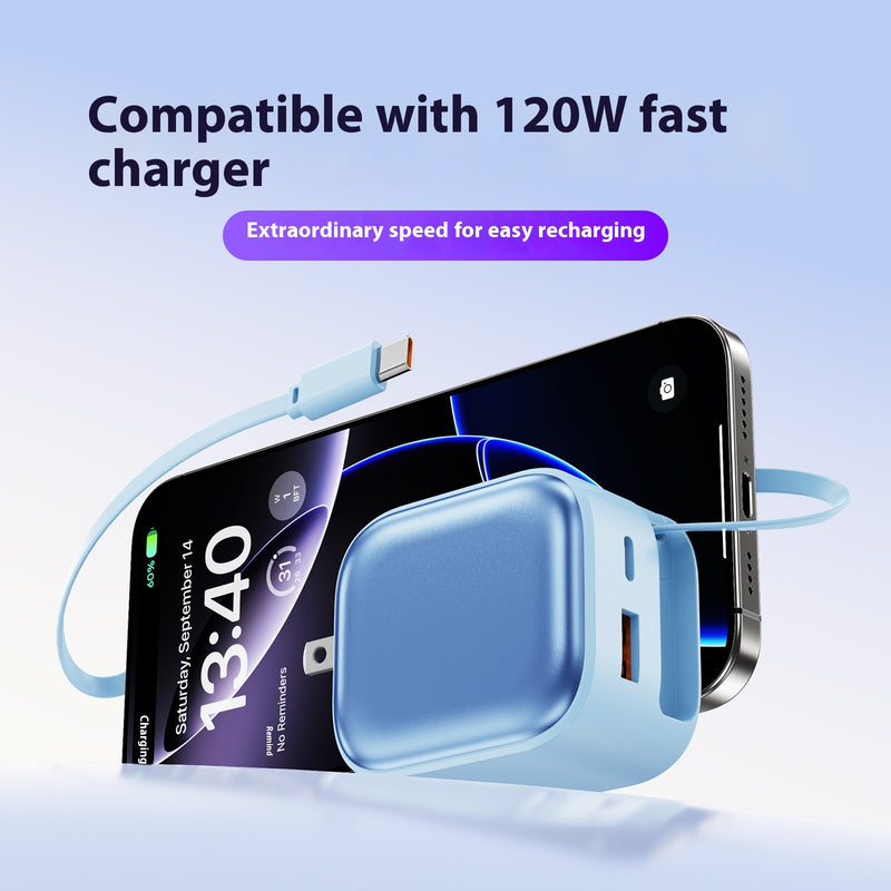 AI Temperature Control Three-port American Standard Gallium Nitride Charger