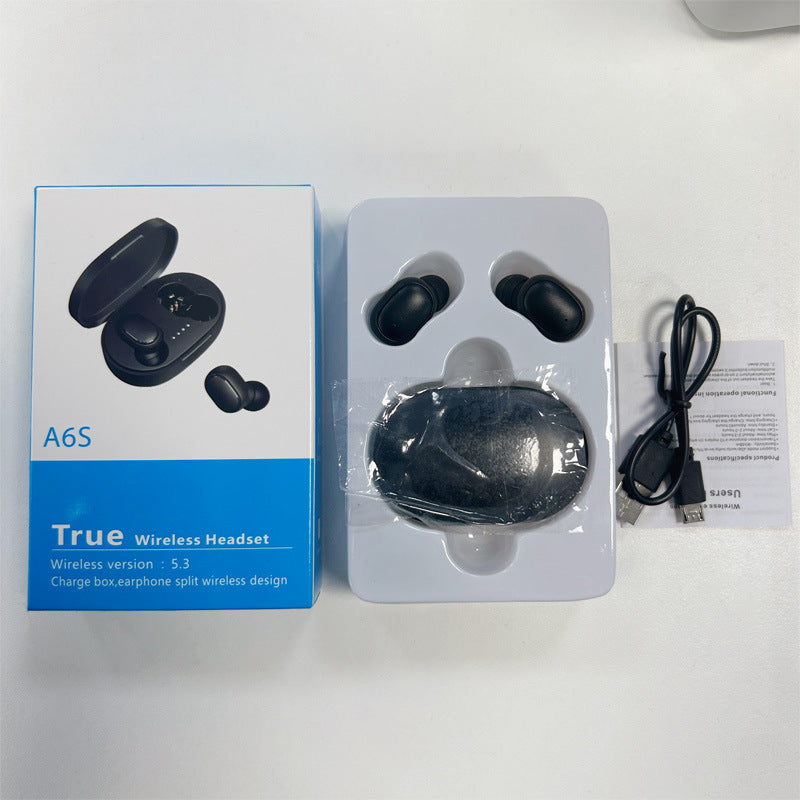 Wireless TWS Noise Reduction Binaural Ultra-long Life Battery Bluetooth Headset