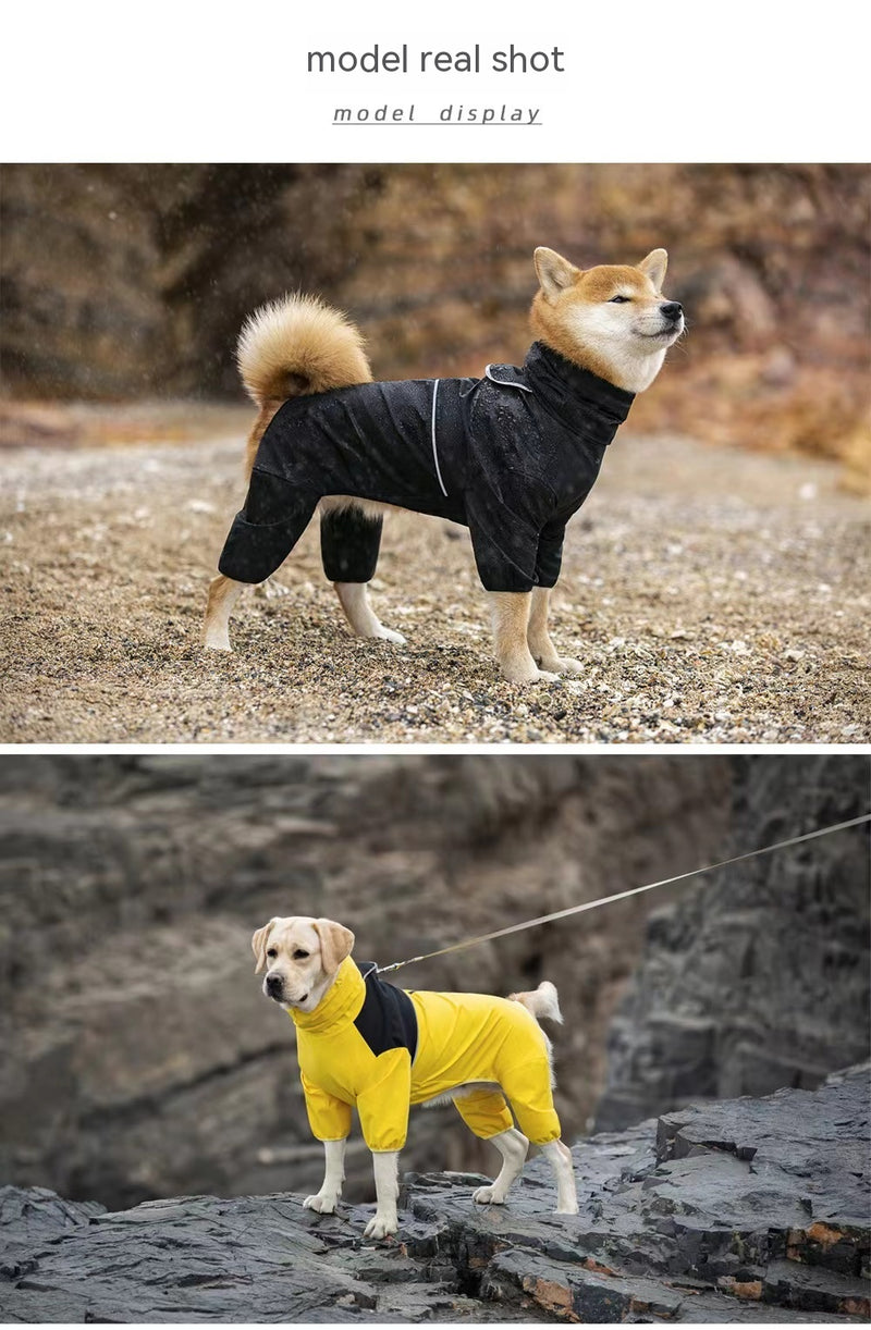 Shell Jacket Four-leg All-inclusive Dog Clothes Waterproof Windproof