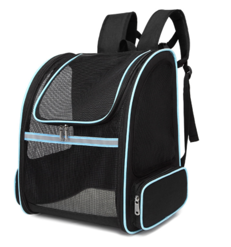 Bolsa para animais de estimação conveniente e respirável de malha completa