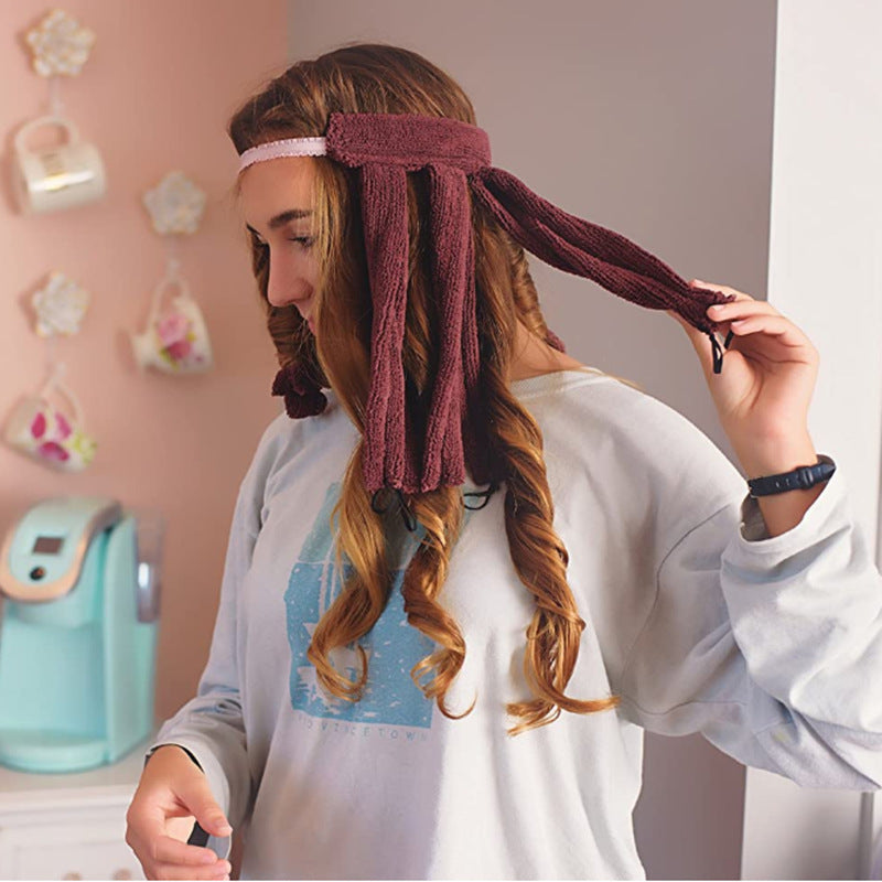 Bandolete de Enrolar Cabelo sem Calor (tipo Polvo) para Dormir