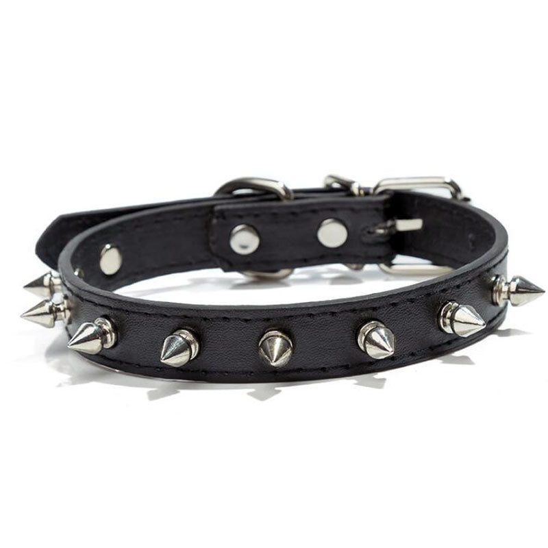 Haustier-Halsband aus mehrfarbigem PU-Leder