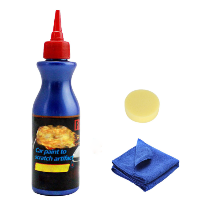 Líquido reparador de riscos para pintura automóvel, removedor de riscos superficiais, produto para reparação de marcas na pintura do automóvel.