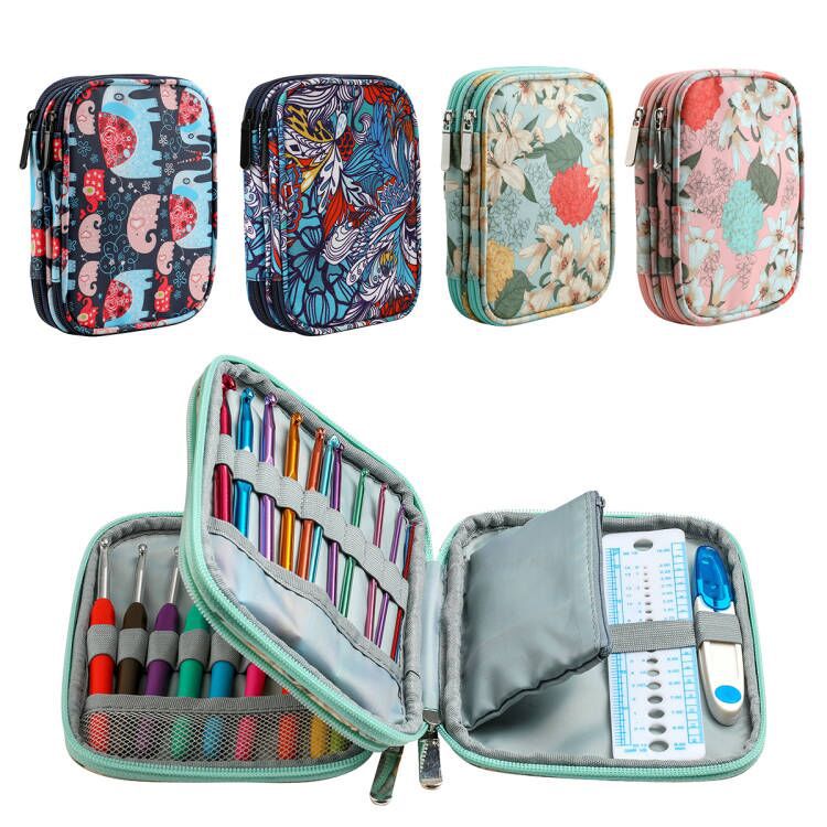 Fabricante de bolsa de armazenamento de ferramentas de tecido com barba curta Green Lily