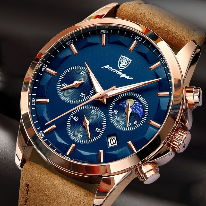 Waterproof Men's Quartz Watch Multifunctional