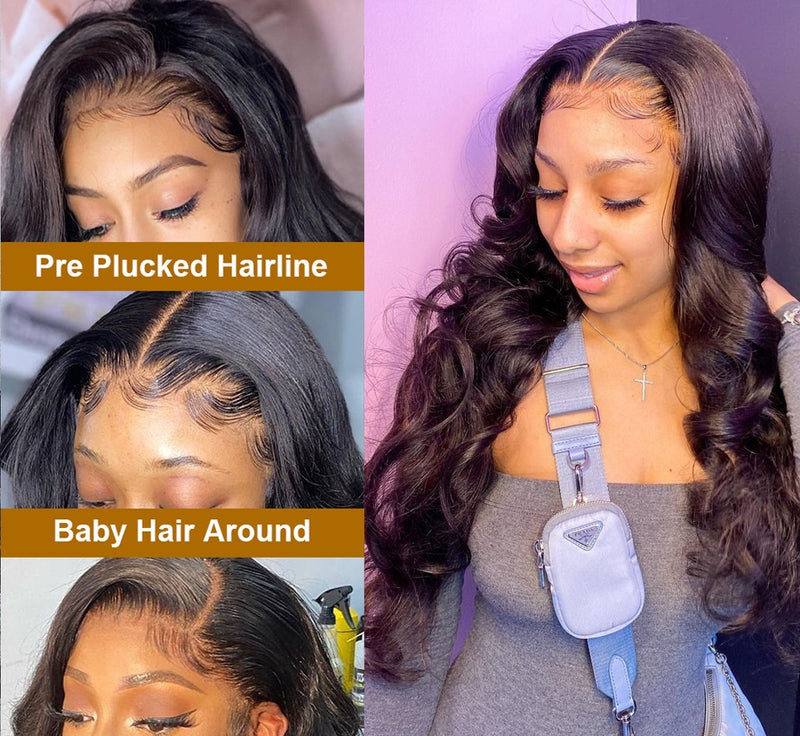 Body Wave Lace-Front-Perücke für schwarze Frauen