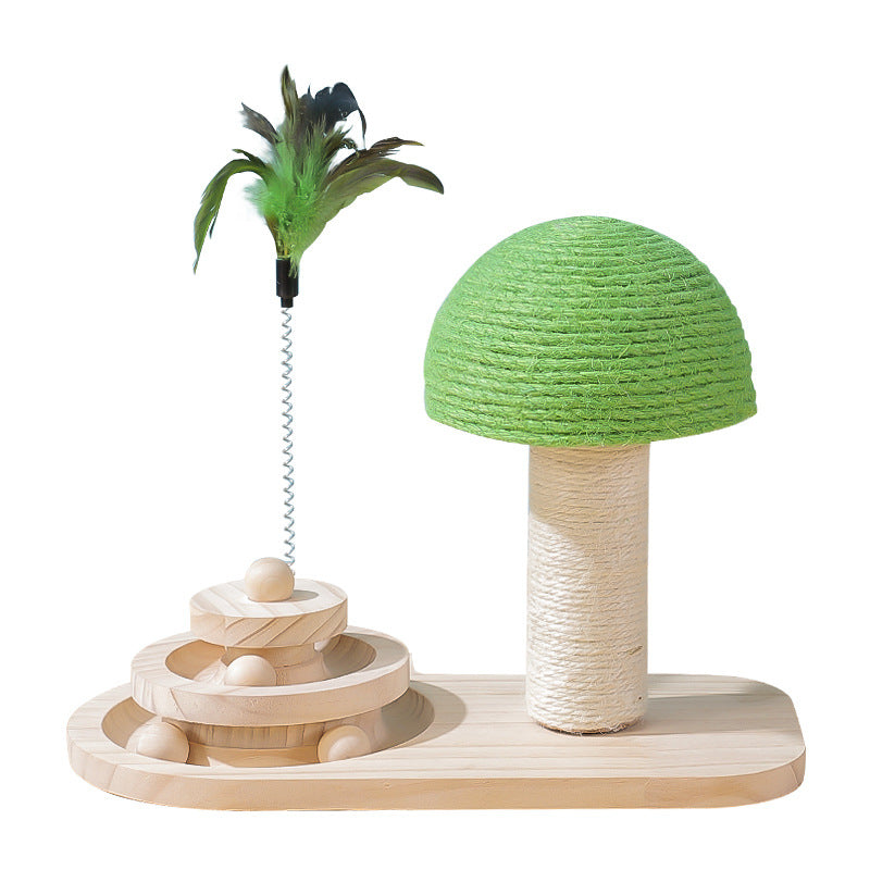 Kratzbaum für Katzen Spielzeug Katzen Kratzbaum Katzenmöbel Kratzbaum für Katzen Doppelte Sisal-Bälle Katzenzubehör