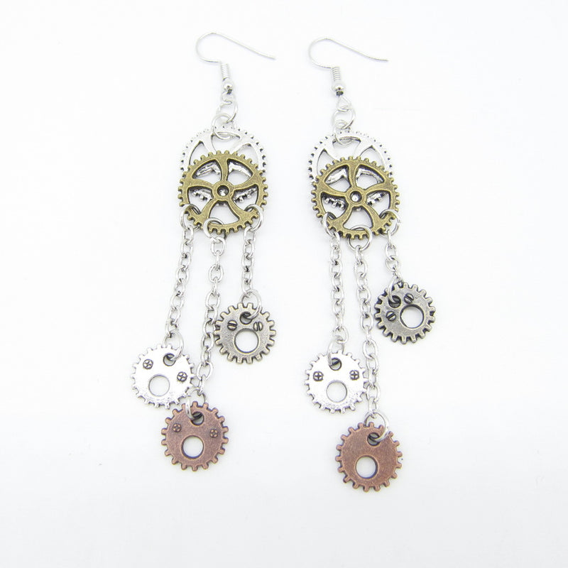 Jewelry Vintage Gear Earrings Steampunk