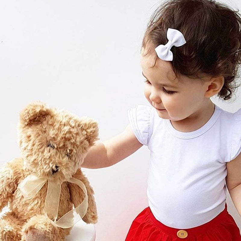 Roupa de Criança, Fato de Bebé com Folhos em Cores Doces