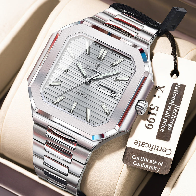 Waterproof Watch Fashionable Luminous Ultra-Thin Mens