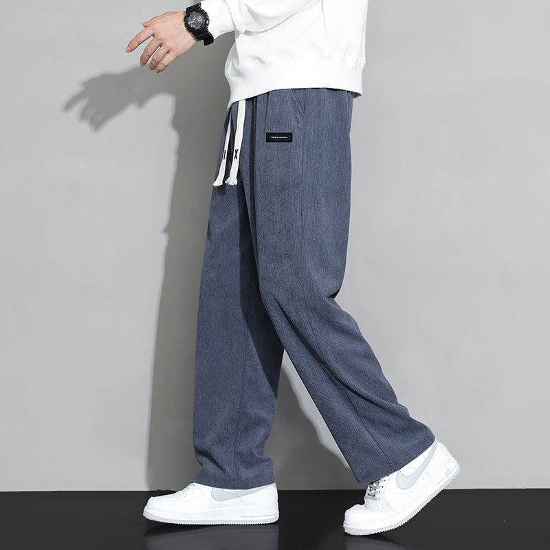 Men's Pants Loose Casual Wide-leg Trousers