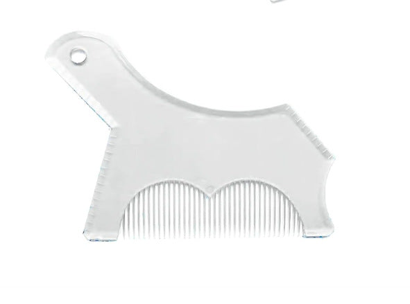 Beard And Mustache Styling Template Tool Comb
