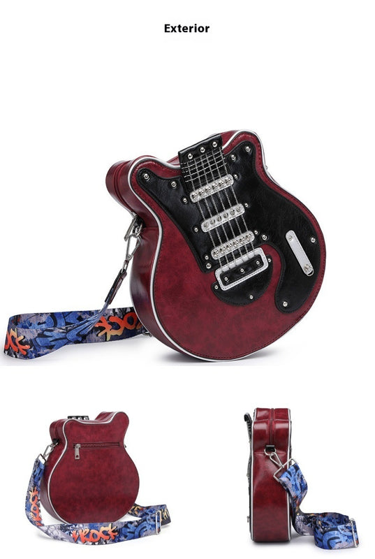 Personalisierte Fashion-Umhängetasche im Gitarren-Design für Damen
