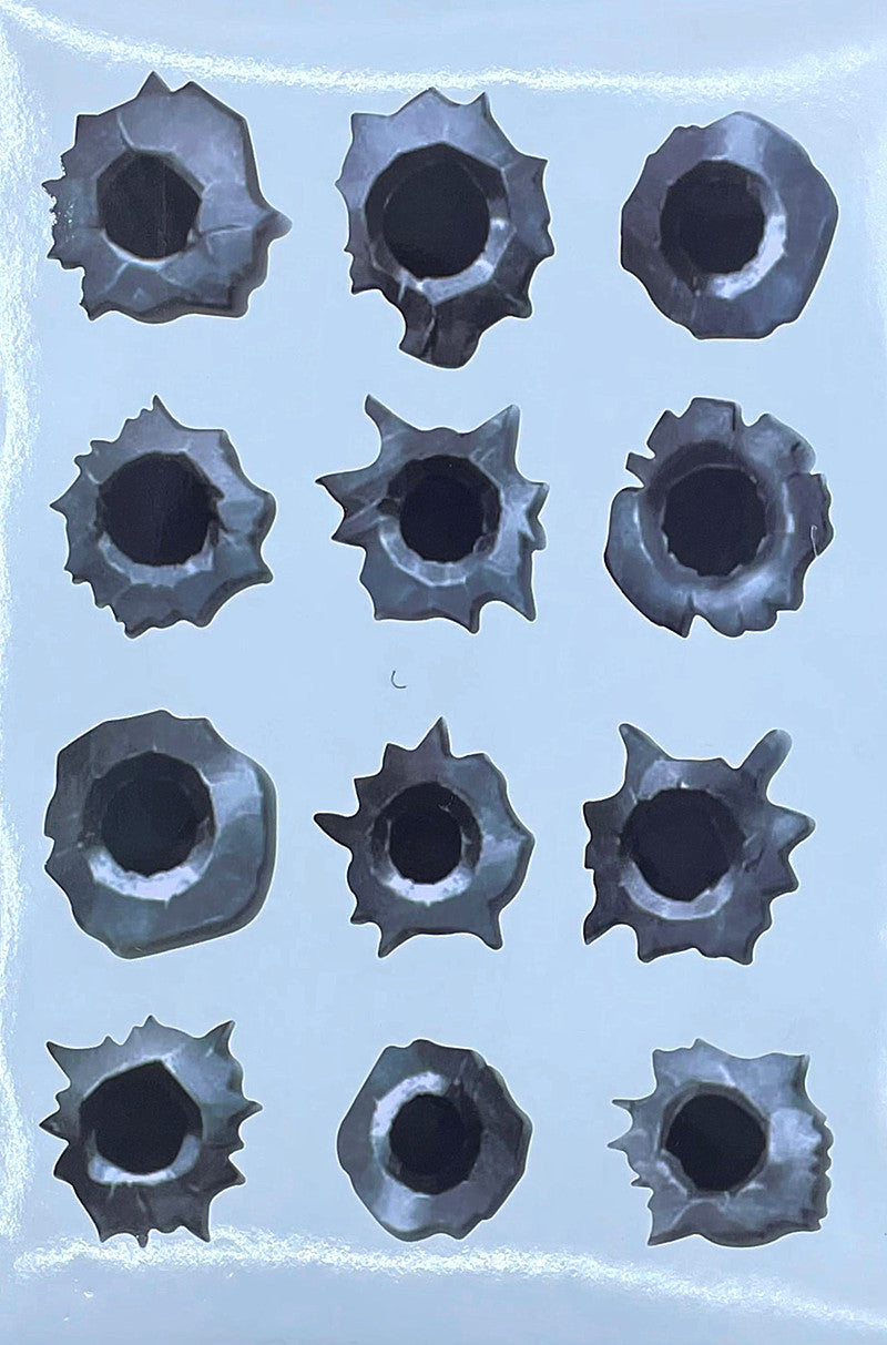 Simulation Bullet Hole Autoaufkleber, Auto Bullet Hole Crack Autoaufkleber
