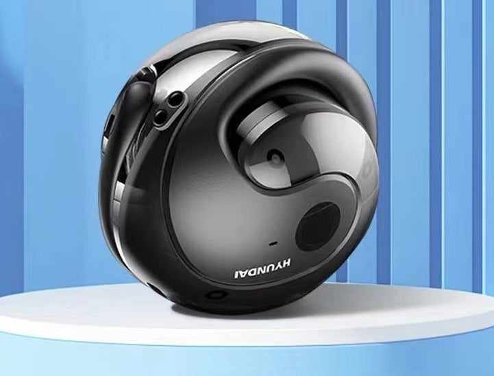 Auscultadores Bluetooth Sem Fios Coconut Ball, Modelo de Gancho com Redução de Ruído