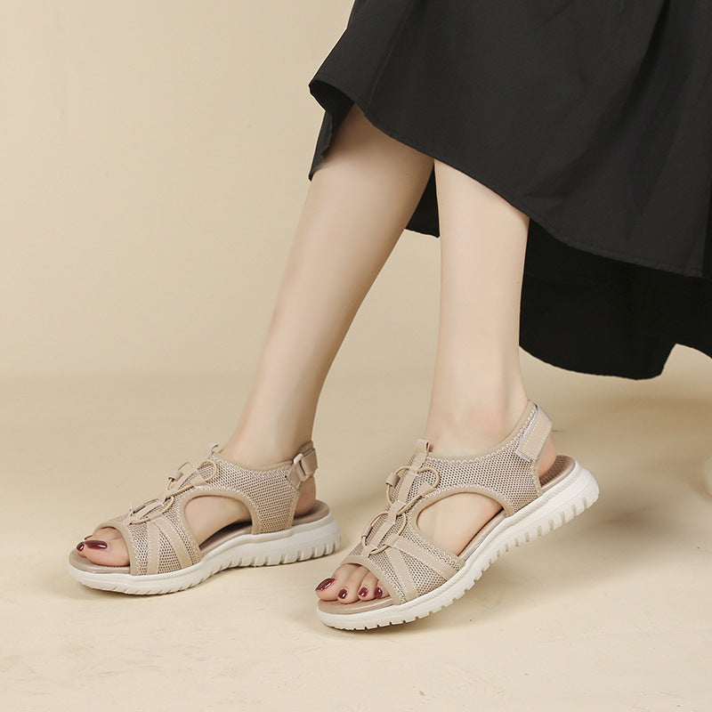 Women's Platform Mesh Breathable Sports-Style Sandals