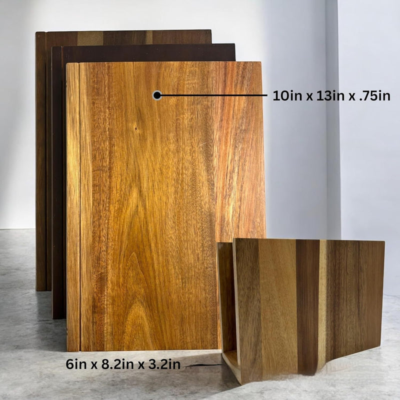 Conjunto de Três Tábuas de Corte Lovewood Cozinha Criativa