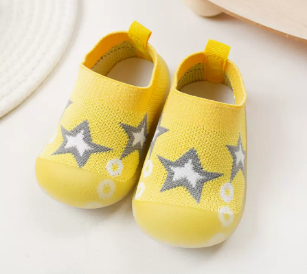 Sapatos de Caminhada com Sola Macia e Antiderrapante para Bebé (Primavera/Outono)