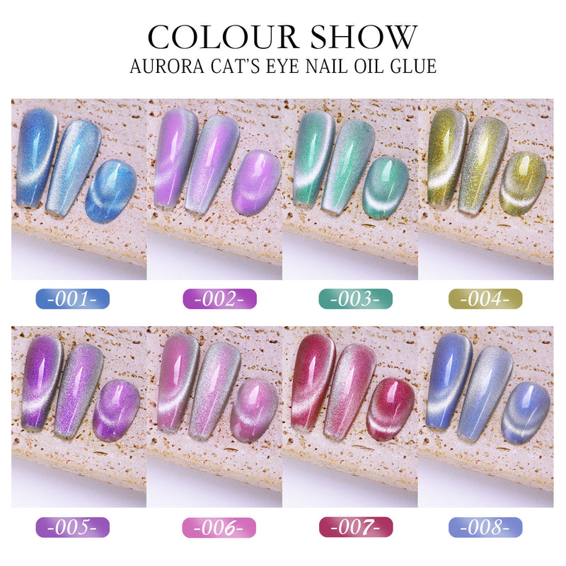 Verniz de Unhas Polar Day Crystal Cat's Eye Dazzling Magic Color