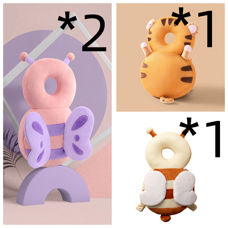 Baby Toddler Headrest Child Protection Baby Head Protection Cushion Cute Angel Wings