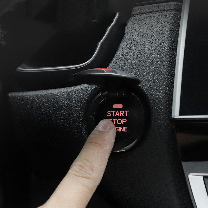 One Key Start Protective Cover Of Middle Finger Sign