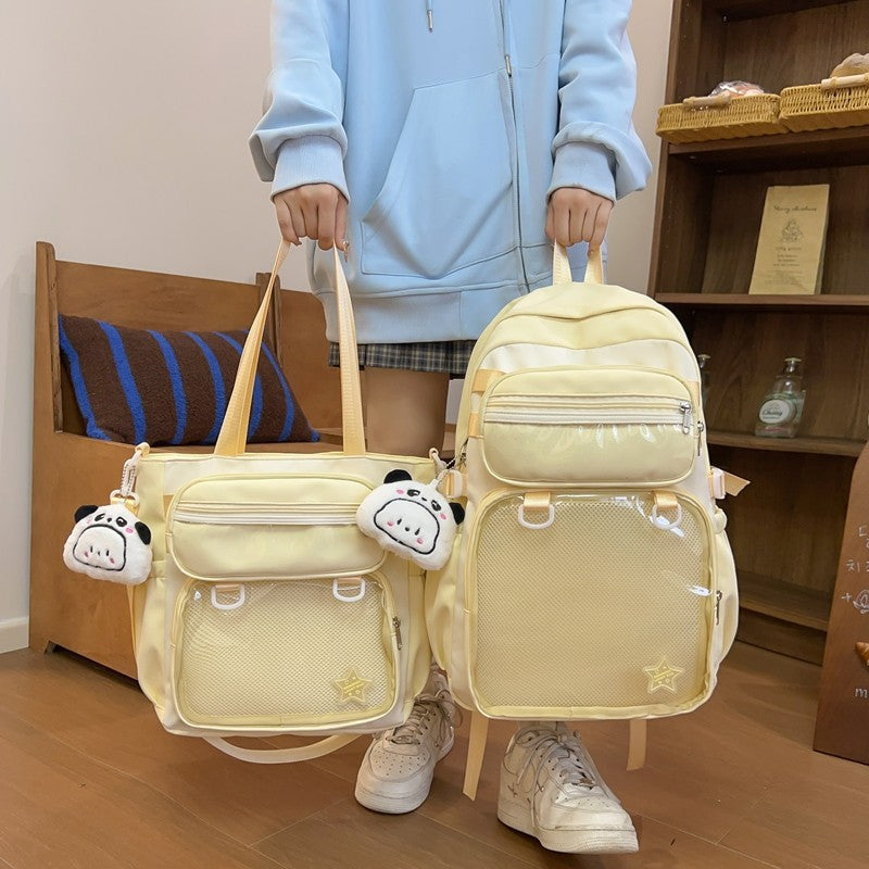 Air-cushioned Strap New Large-capacity Storage Backpack