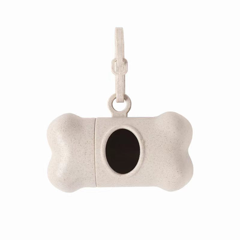 Pet Garbage Bag Wheat Straw Dispenser Bone Type Pooper Scooper