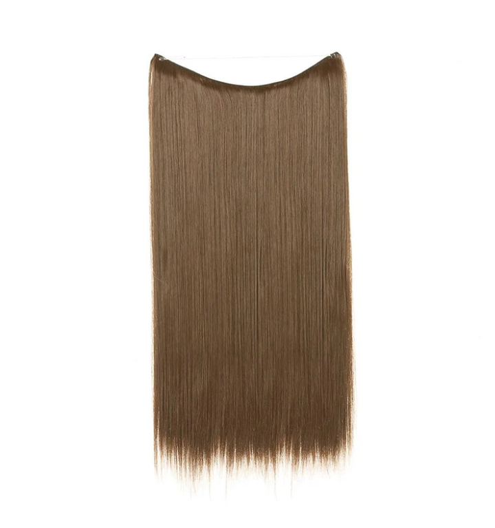 Women's One-piece Adjustable Invisible Straight Multi-color Gradient Hair Extension Fishline