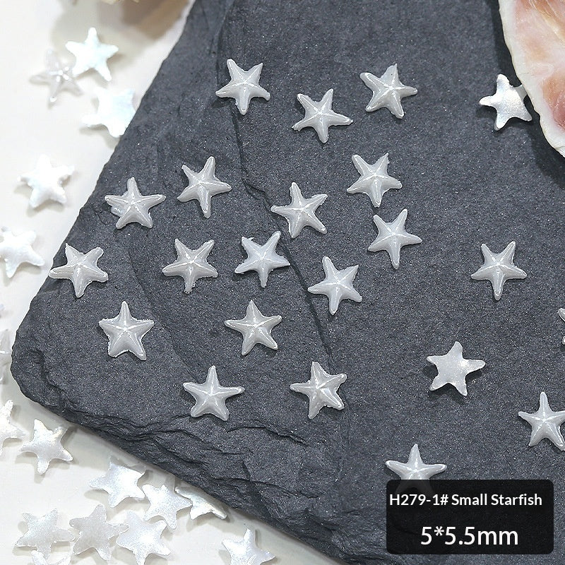 Marine Series Conch Shell Resin DIY Nail Accessories