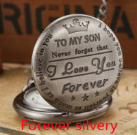 TO MY SON LOVE FOREVER Quartz Pocket Watch